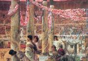 Alma-Tadema, Sir Lawrence Caracalla and Geta (mk23) oil painting picture wholesale